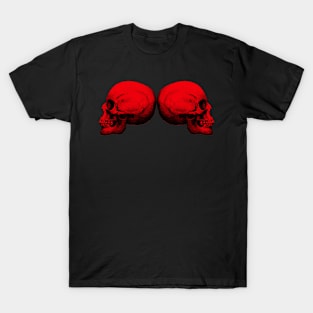 Profile Skull X2 RED T-Shirt